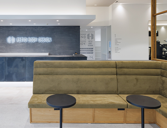 RETIO BODY DESIGNのフロント内観
